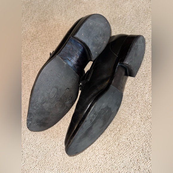 Men’s Black Salvatore Ferragamo Moccasin With Gancini Ornament Shoe - Picture 4 of 5